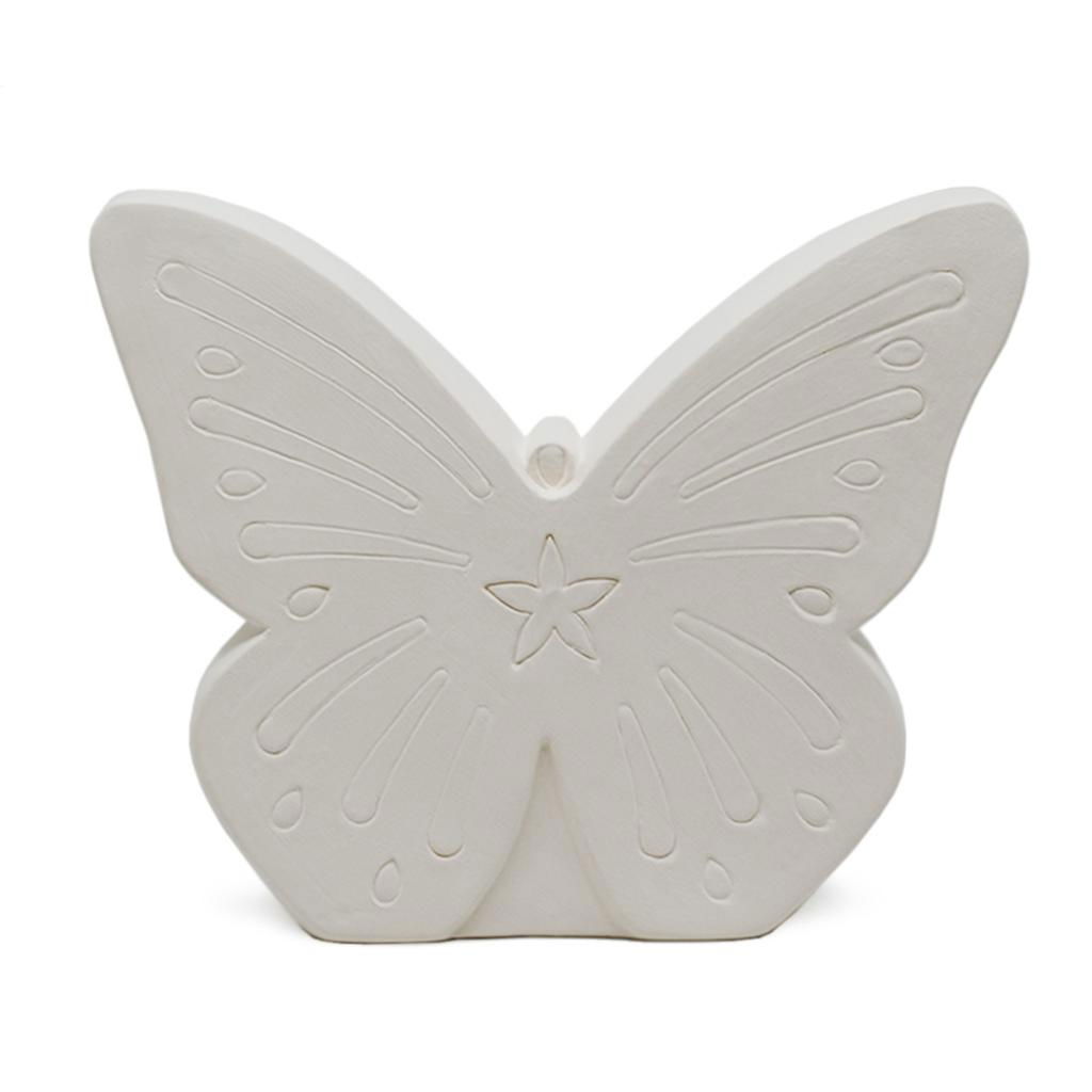 5471 Butterfly Lantern Paint Your Own Pottery Ceramic Blank Unpainted