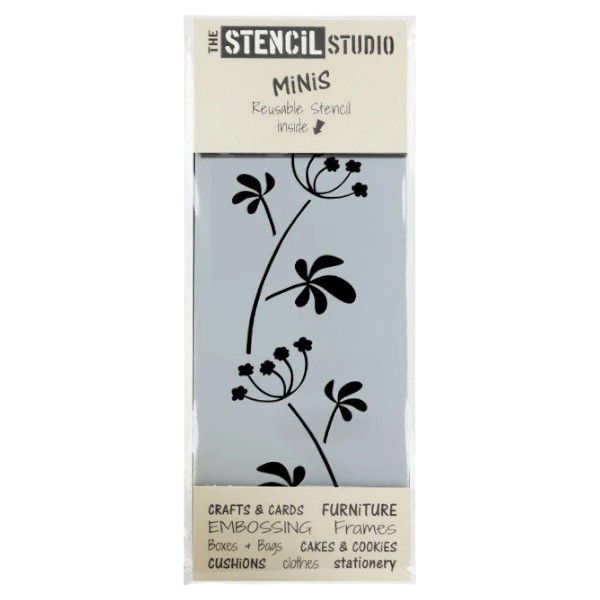 Amelia Flower Craft Stencil in external packaging