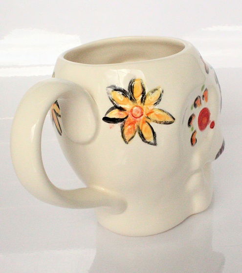 Skull Mug Reverse Side