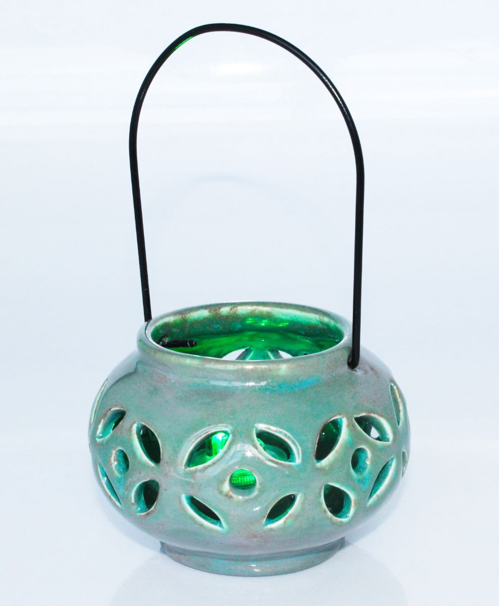 Lantern with Wire Handle