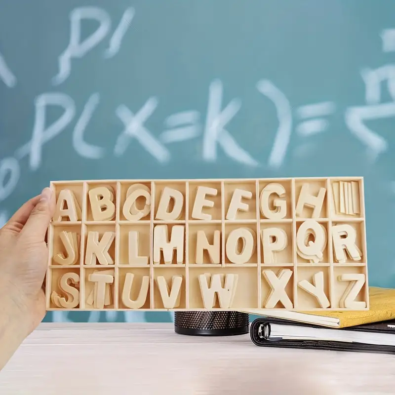 Wooden Alphabet (130 Pieces)