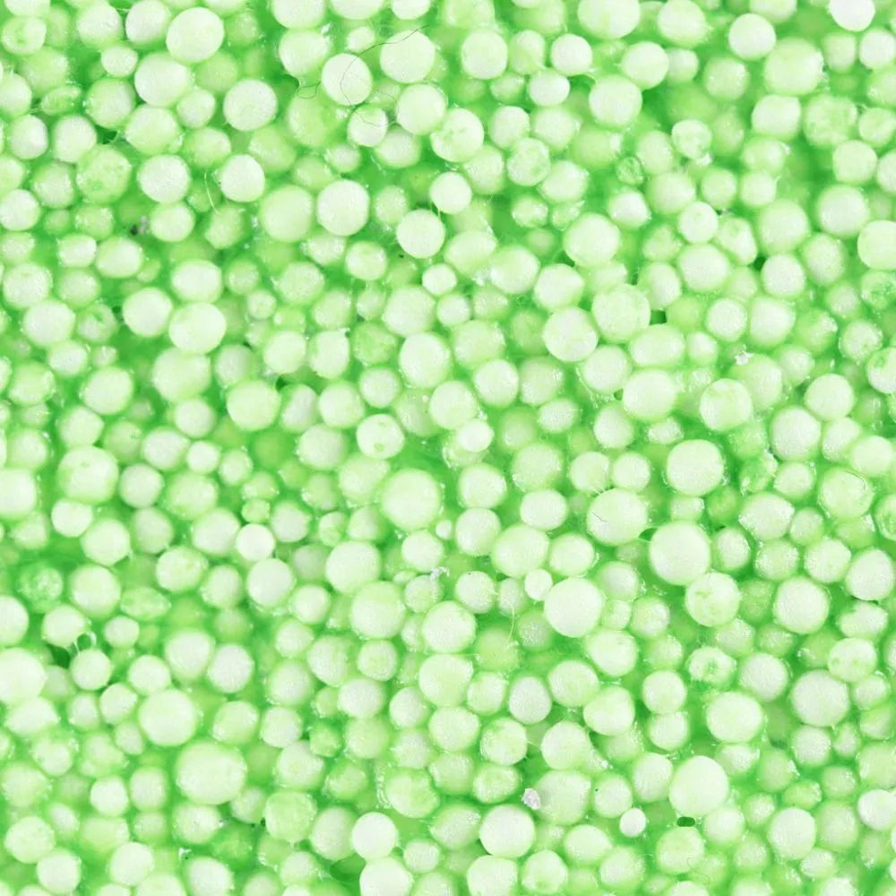 CH78827 Neon Green Foam Clay Modelling Clay closeup