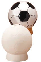 SOCCER BALL BANK 5.5"h