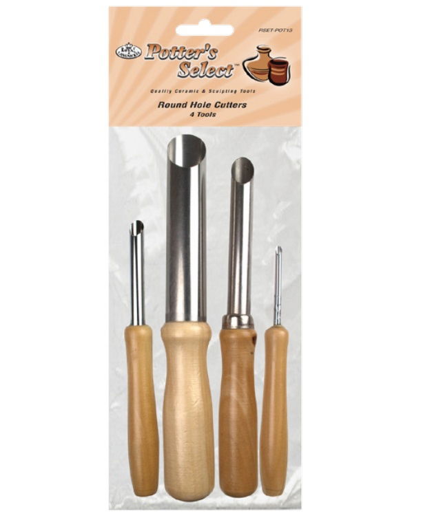 RSETPOT13 Round Hole Cutter Set (3pc) Potters Tools