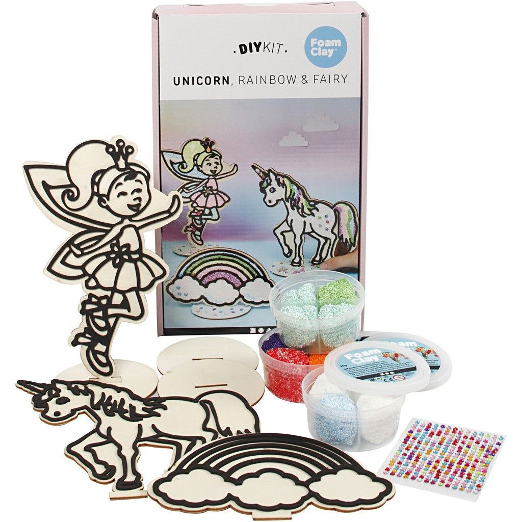 CH79197 Unicorn Themed Wooden Set (3 asstd)