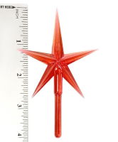 Red Large Acrylic Stars (5pcs)