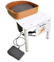 Speedball Clay Boss pottery wheel with 0.5hp motor and splash guards – plug-in wheel for beginners UK
