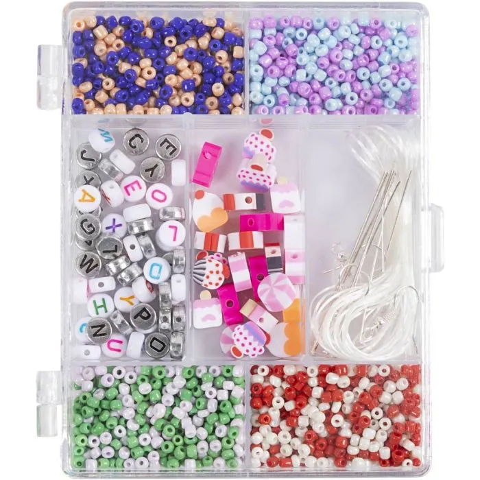 CH977620 Mini Craft Mix Jewellery, Candy Mix Pastel Colours