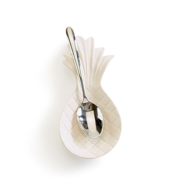 5330 Pineapple Spoon Rest white