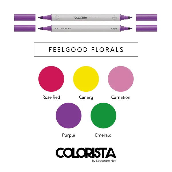 Feelgood Florals - Colouring Kit (12 pc)