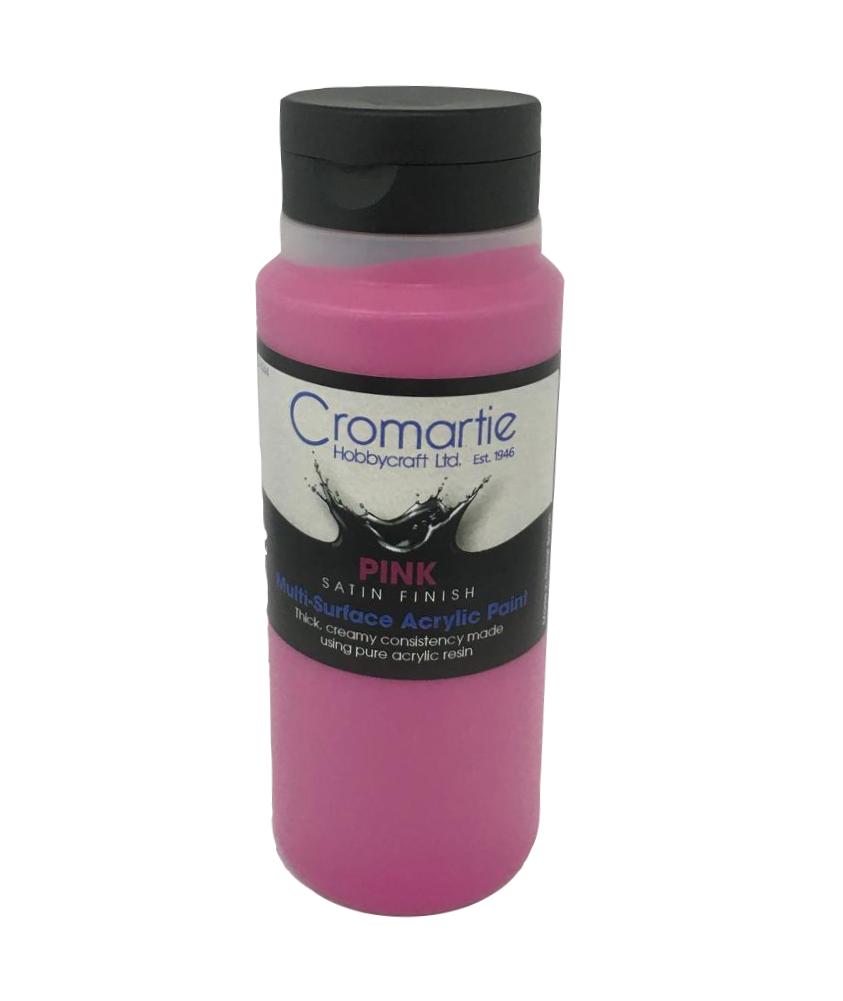 Pink - Multi Surface Acrylic Paint 500ml