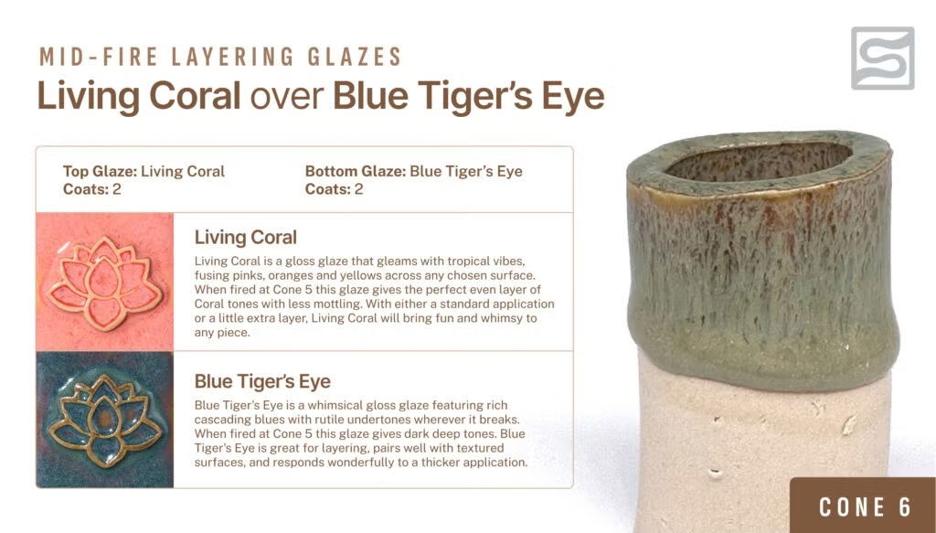 Living Coral- Speedball Mid-Fire Glaze 473ml