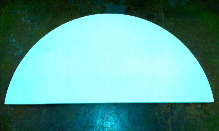 23" Half kiln shelf (584mm Dia x 16mm)