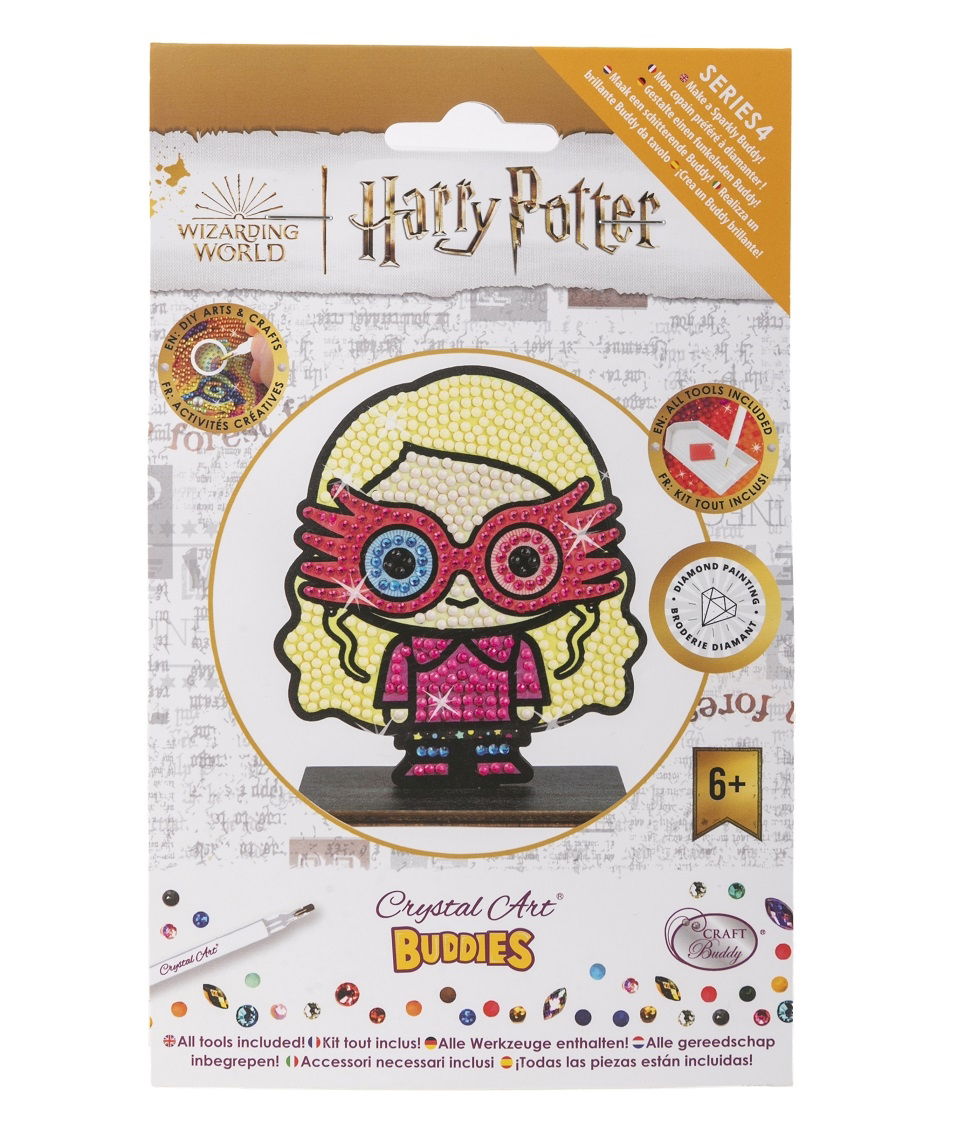 CAFGR-HPS009 Luna Lovegood- Harry Potter Crystal Art Buddy Kit packaging