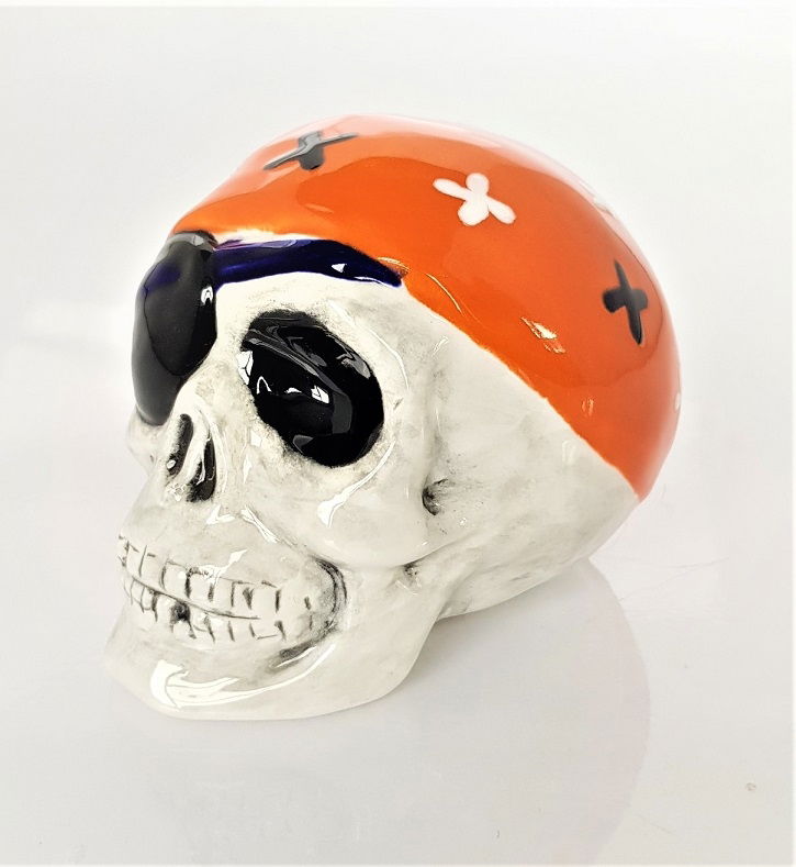 7184 Skull Collectible left side