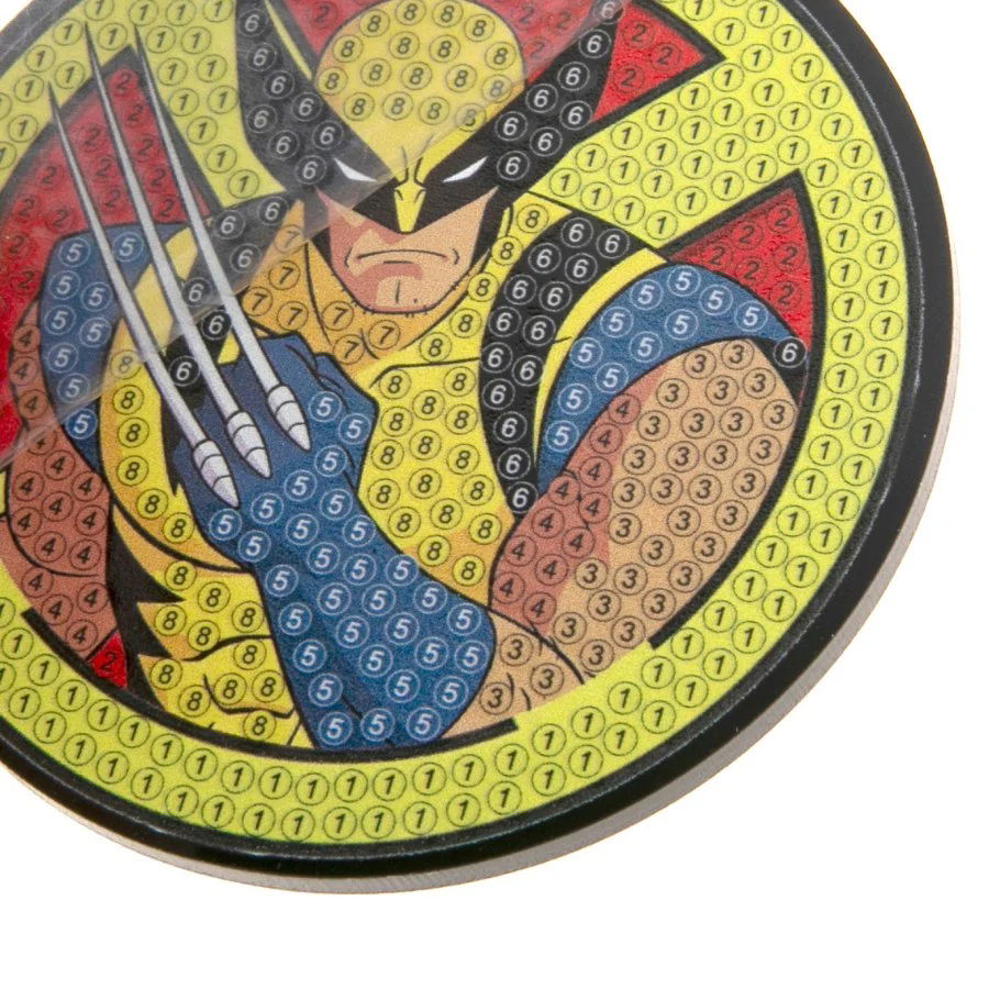Wolverine - Marvel Universe Crystal Art Bag Charm Kit