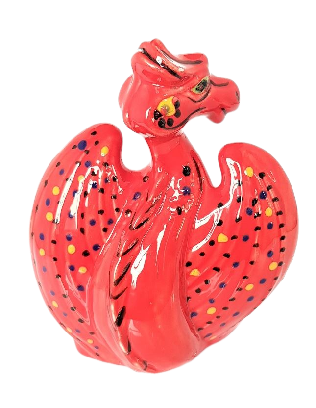 Dragon Figurine 13.3cm W x 16.5cm H