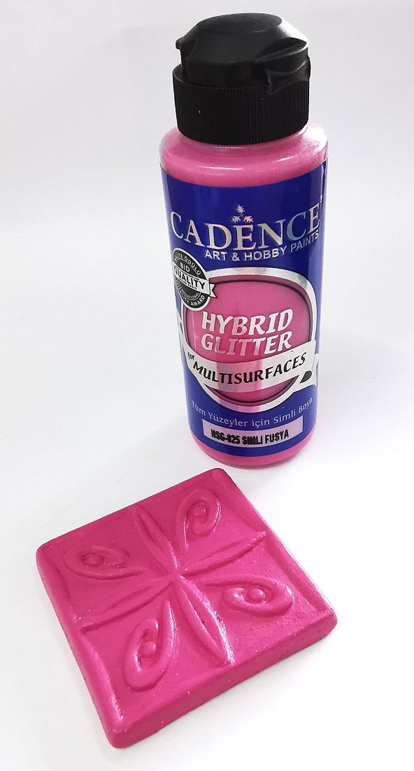 Fuchsia - Hybrid Multisurface Glitter Paint 120ml