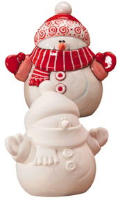 SNOWMAN FIGURE 6.25"H