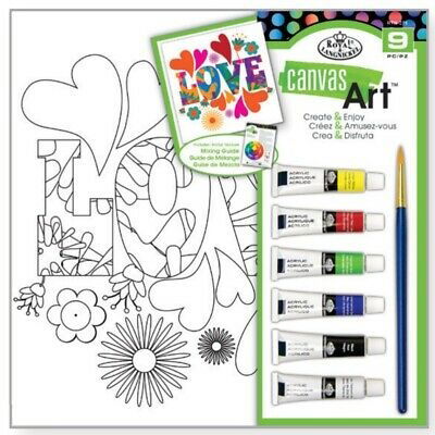 Love - Paint Your Own Canvas Art (with Acrylic Paints)