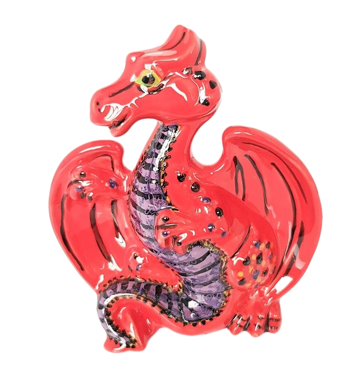 Dragon Figurine 13.3cm W x 16.5cm H