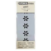 Nordic Flower Border Craft Stencil