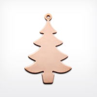 Copper Christmas Tree with lug (Enamelling Copper Blank)