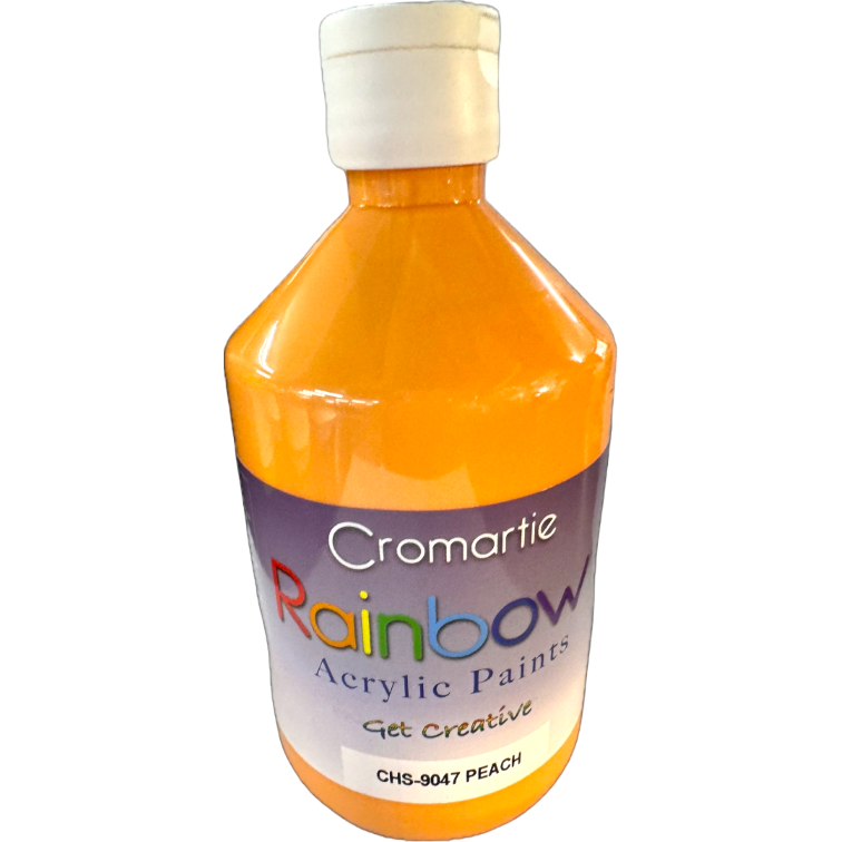 Peach- Cromartie Rainbow Acrylic Paint 500ml