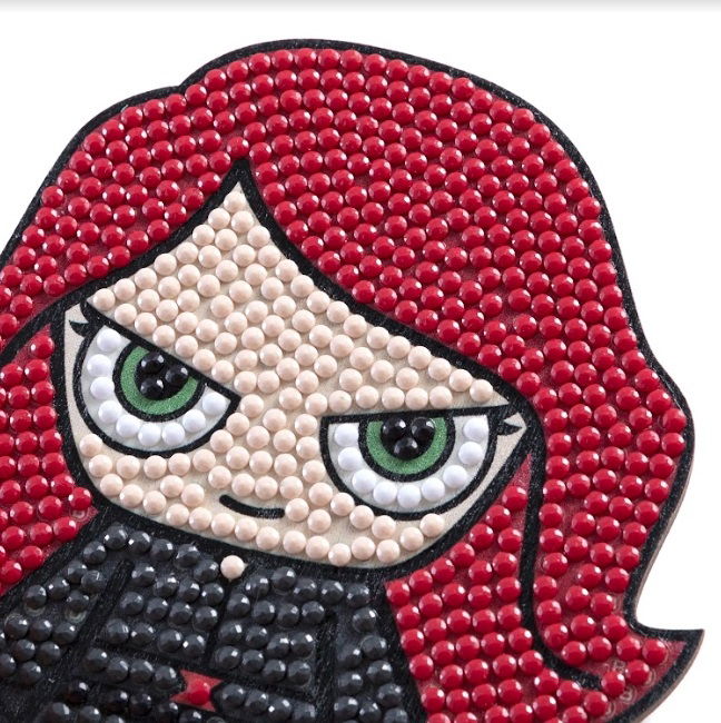 Black Widow- Marvel Crystal Art Buddy Kit 11x8cm approx