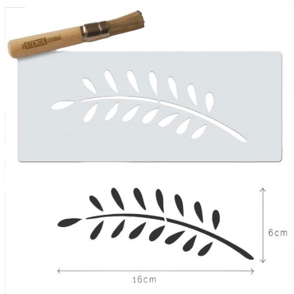 Small Branch Mini Craft Stencil
