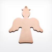 H440 Copper Blank for Enamelling- Angel with Lug