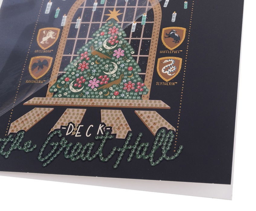 THE GREAT HALL 18 X 18CM CRYSTAL ART CARD