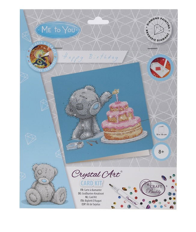 CCK-MTY130-06 Tatty Teddy Me To You Happy Birthday Crystal Art Card Packaging