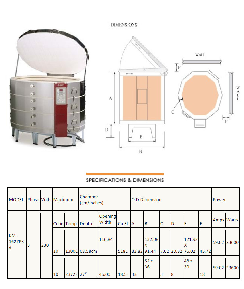 KM1627 Specifications