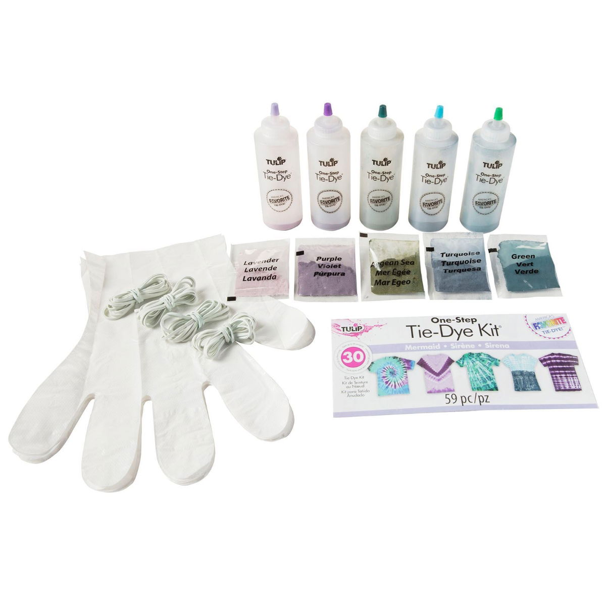 Mermaid 5 Colour Tie Dye Kit