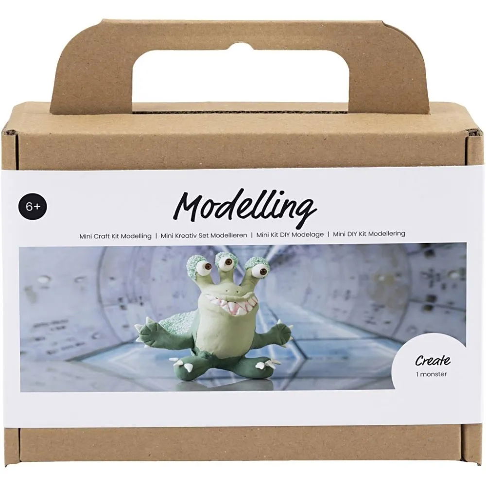 CH977654 Modelling Craft Kit Foam Clay Silk Clay Monster Lulu