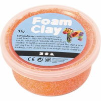 CH78928 Neon Orange Foam Clay 35g