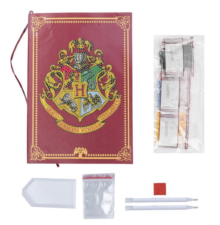 Hogwarts Crest- Harry Potter Crystal Art Journal Set