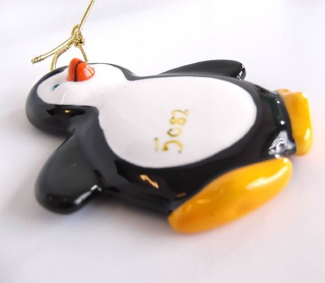 5082 Penguin Flat Ornament