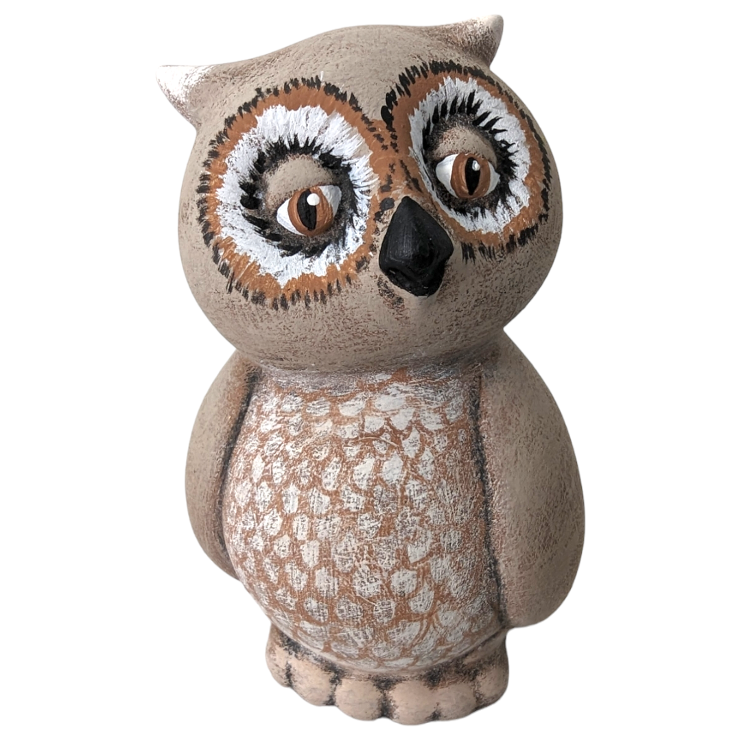 Owl Party Animal- Painted Pottery Bisqueware Ceramic Blank(2)