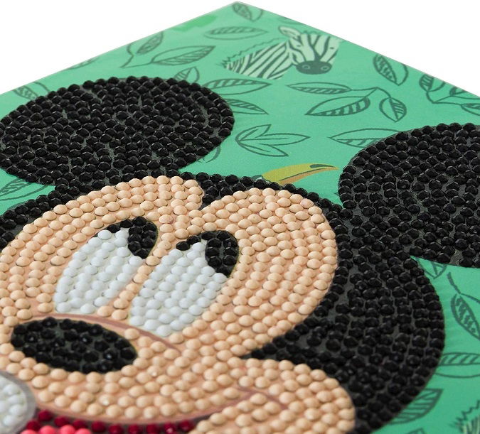 Happy Mickey - Crystal Art Card Kit 18cm