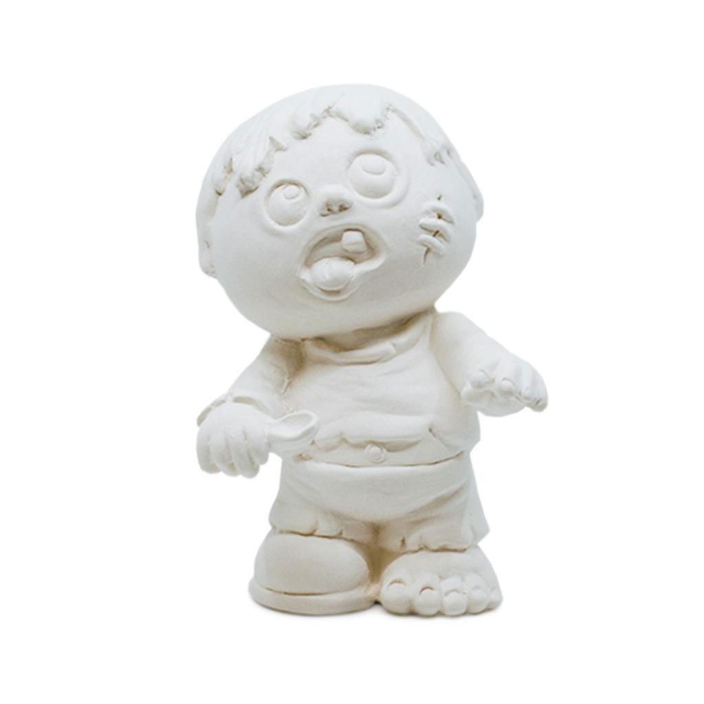 Unpainted Zombie Party Animal ceramic bisque blank for Halloween Paint Your Own Pottery