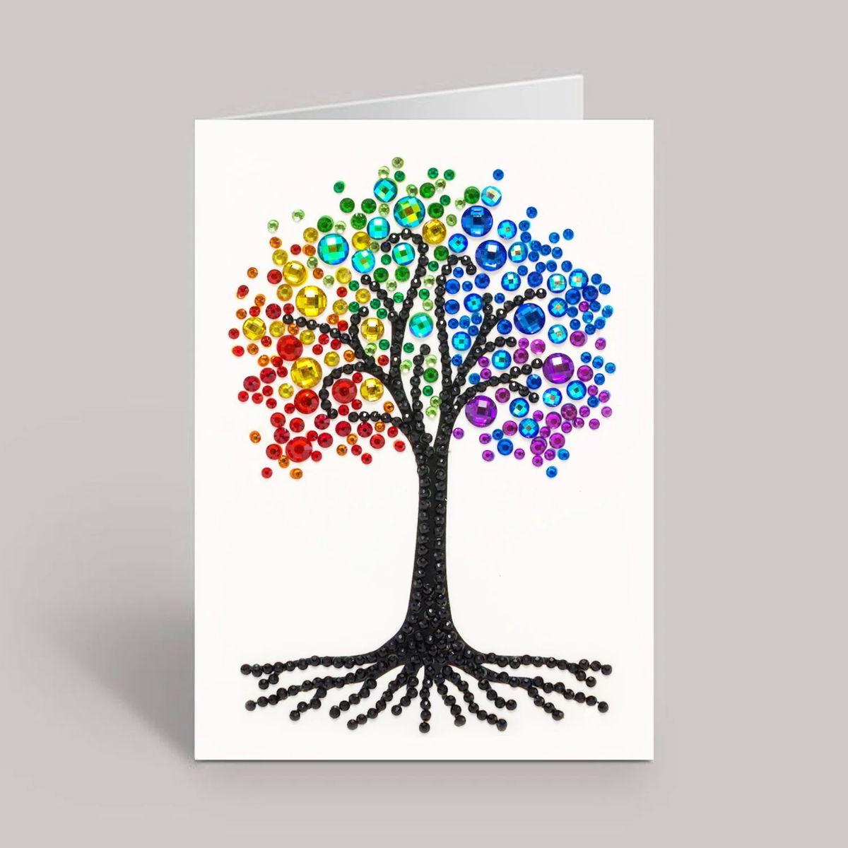 Rainbow Tree- Crystal Art Card Kit 10cm X 15cm