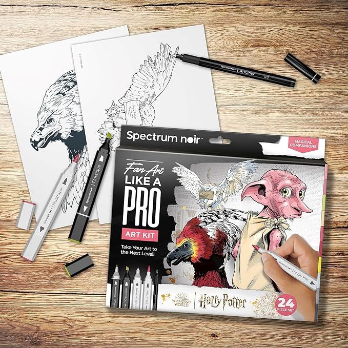 HP1-COMP Magical Companions Fan Art Like a Pro Kit Contents Packaging