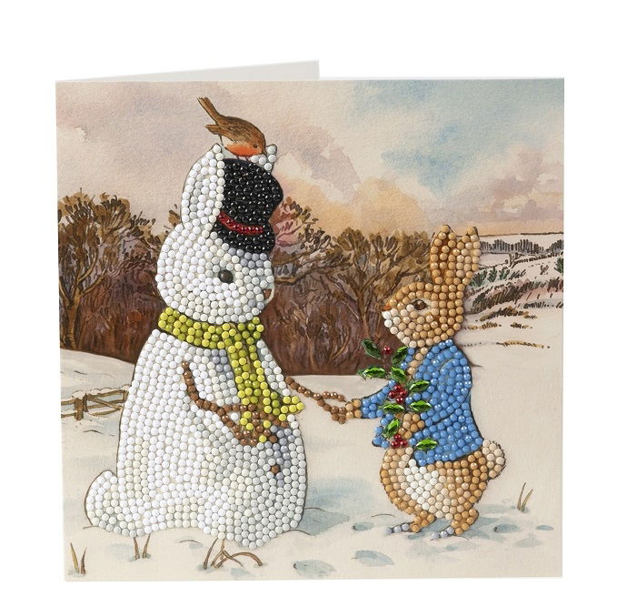 Peter Rabbit & Chicks Crystal Art Card Kit - Beatrix Potter Shop