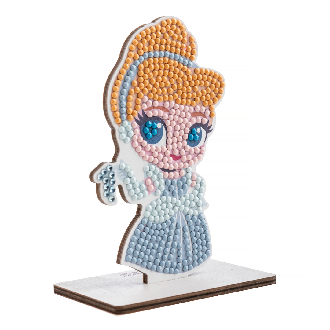 CAFGR-DNY004 Cinderella - Crystal Art Buddy Kit front-view