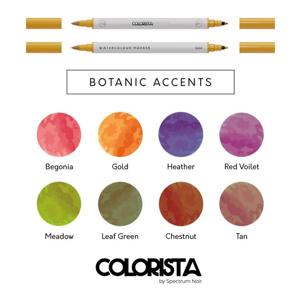 Botanic Accents - Watercolour Marker (8 asstd)