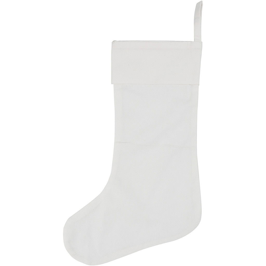 44598 Christmas Stocking, plain white