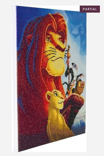 The Lion King Medley - Crystal Art Kit 40 x 50cm