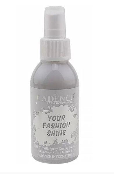 CMS1121 Silver-Your Fashion Shine Metallic Spray Paint Cadence